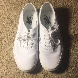 Pair of White Vans